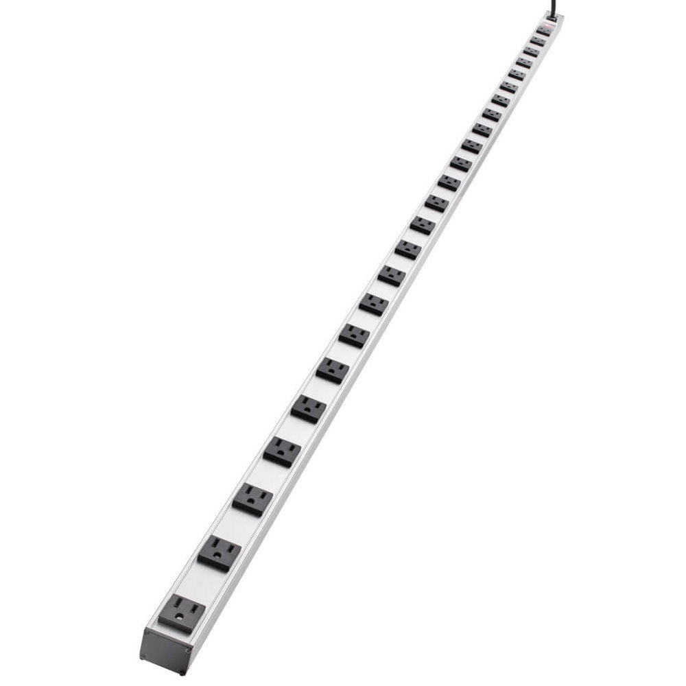 Hammond 70 inch 24-Outlet Vertical Power Strip - 15ft 5-15P Cord, 5-15R Receptacles – Generic – Rack Mount Power Strips & Surge Protectors