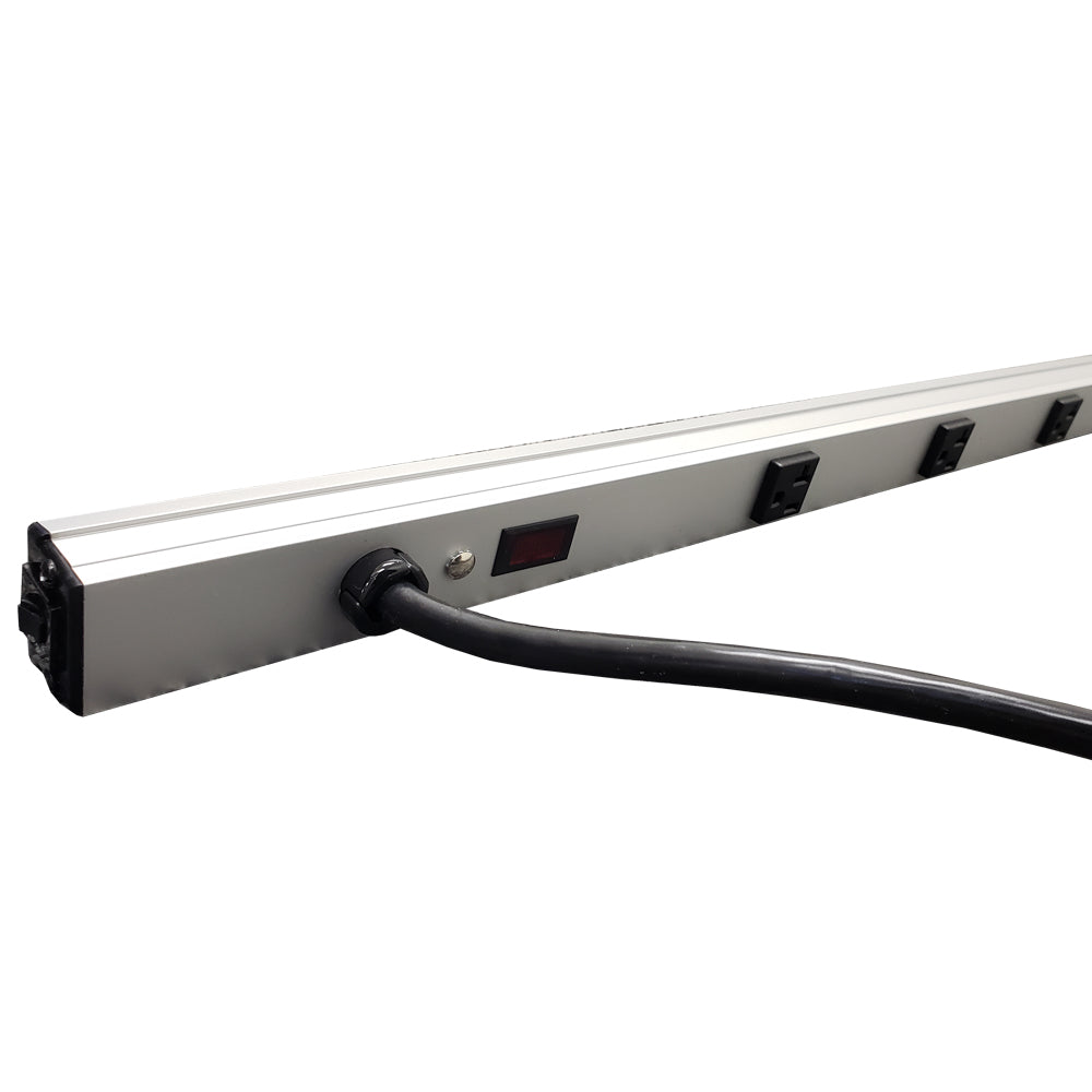 Hammond 70 inch 10-Outlet Vertical Power Strip - 6ft 5-20P Cord, 5-20R Receptacles – Generic – Rack Mount Power Strips & Surge Protectors (photo 2)