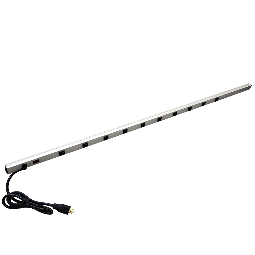 Hammond 70 inch 10-Outlet Vertical Power Strip - 6ft 5-20P Cord, 5-20R Receptacles – Generic – Rack Mount Power Strips & Surge Protectors