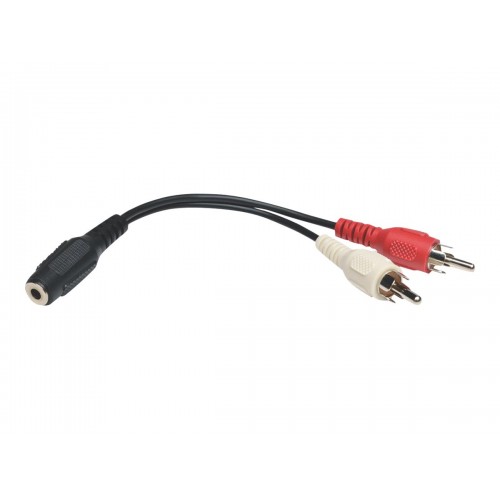 3.5mm - 2RCA Cable Adapter F/2M – Generic – Audio Adapter