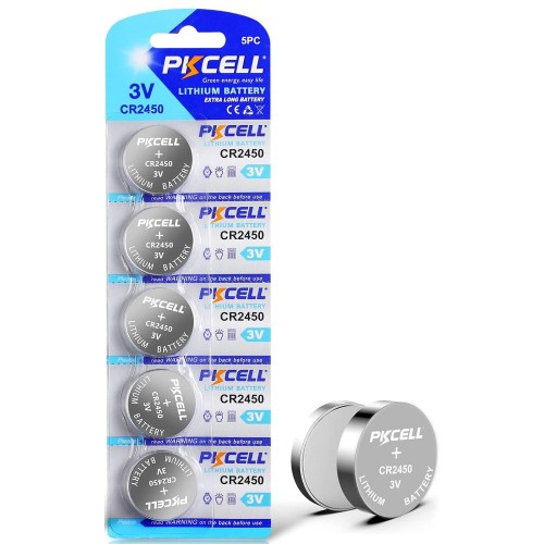 PK Cell CR2450 Cell Lithium Battery (5pcs/Pack) – Pkcell – Accessories Battery