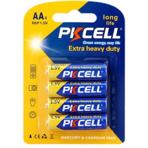 PK Cell (Heavy Duty) AA Battery (4pcs/pack) – Pkcell – Accessories Battery