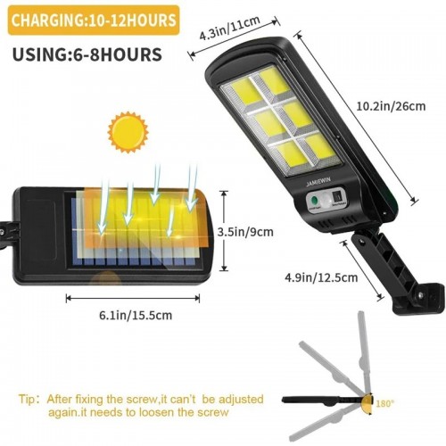 Solar LED Lamp 108 COB (Model: 616) – Generic (photo 2)