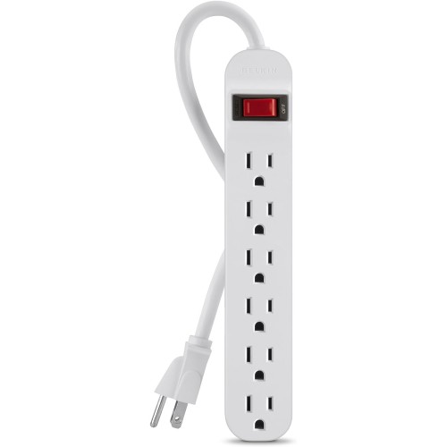 (3FT) BELKIN F9P609-03 6-Outlets Power Strip 3ft. Cord Length (New) – Accessories Power (photo 2)