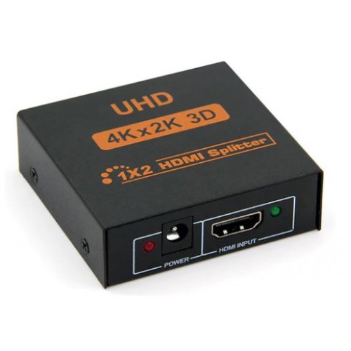 4K HDMI 2-Port Video Splitter 1x2 HDMI Splitter 4K 30Hz – Generic
