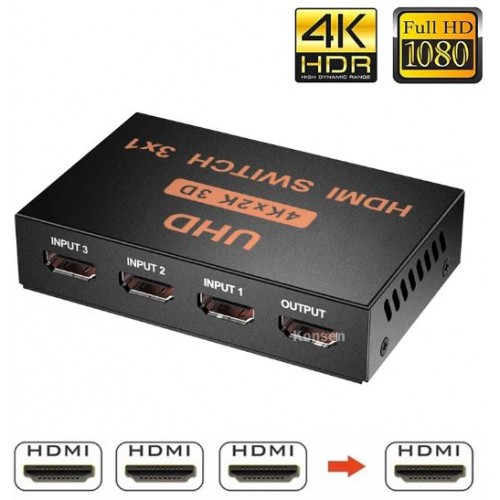 HDMI Switch 301 (3 in 1 out) 4K*2K – Generic – Accessories Switches