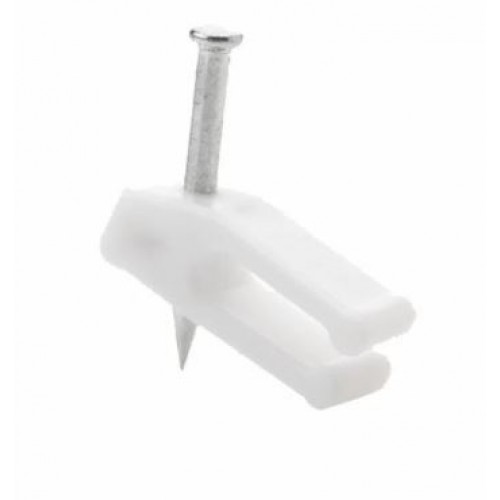 General Electric 20-PK Nail-In Cord Clips - White - 76168 – Tool (photo 2)