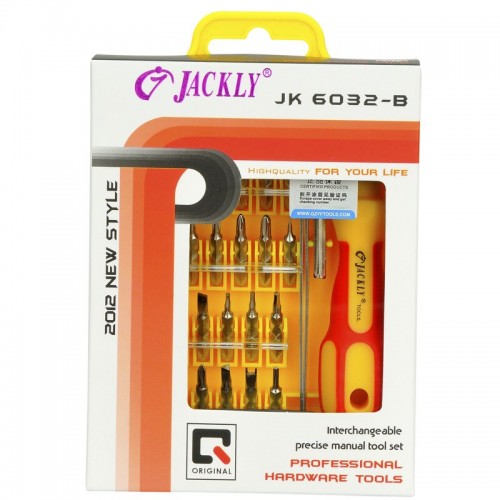 Jackly JK-6032B ScrewdriverTool Set:33 in 1 – Generic