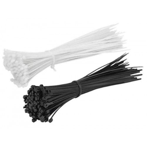 Cable Ties 8"inch (20cm) Nylon 100pcs/Pack (White color only) – Generic – Tool