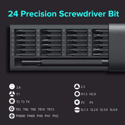 Xiaomi Precision Screwdriver Set, 24 Magnetic Driver Bit Set, New – Tool (photo 3)