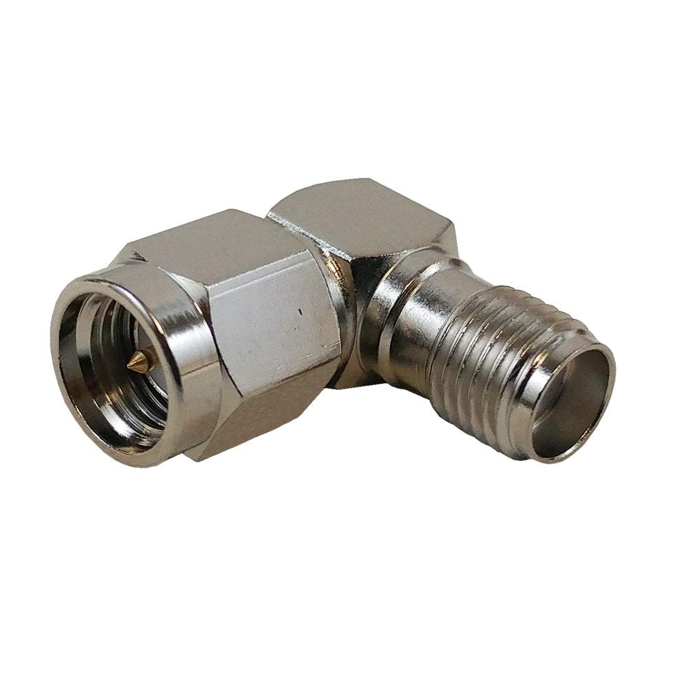 SMA Male to SMA Female Adapter - Right Angle – Generic