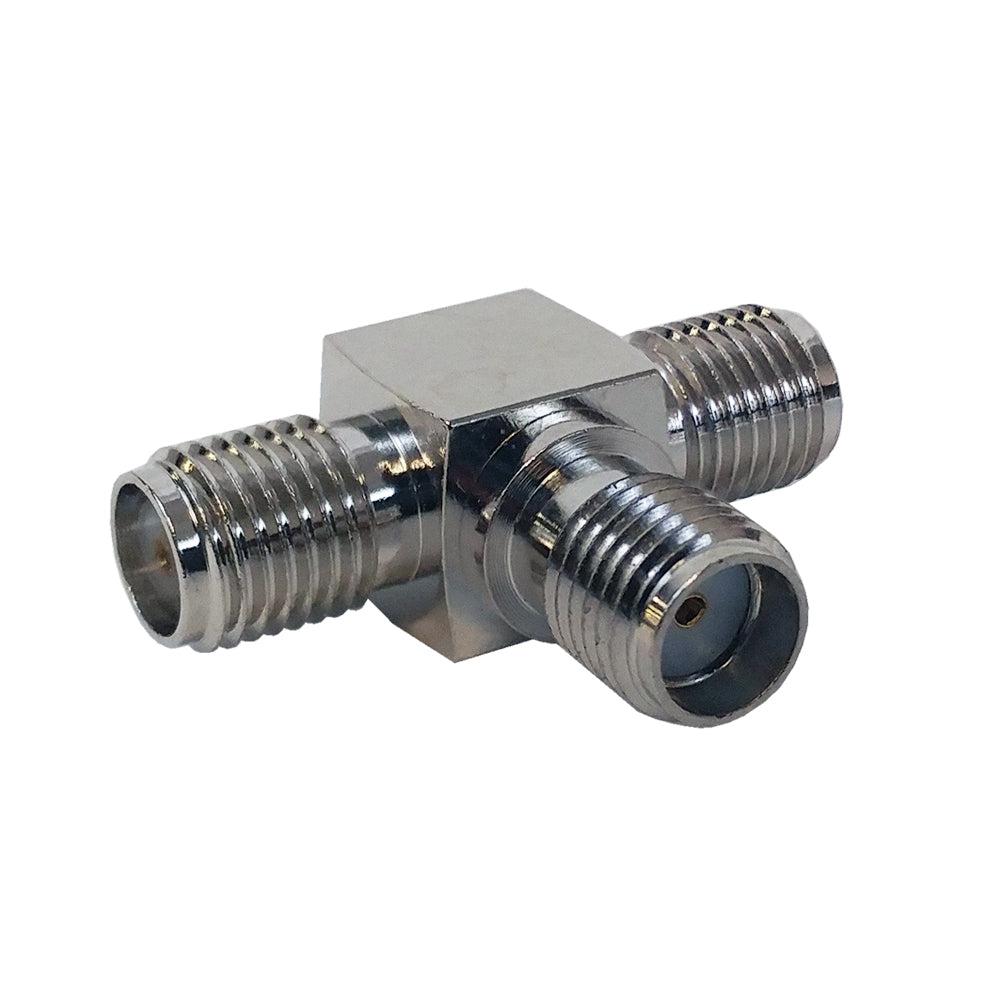 SMA Female to 2 x SMA Female - Tee Adapter – Generic