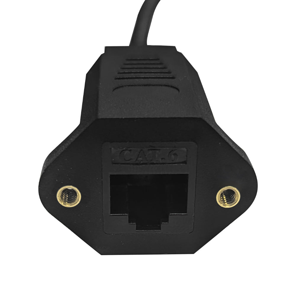 6 Inch RJ45 CAT6 Female to Female Adapter with Screw Holes – Generic – Wall Plate Inserts & Jacks (photo 3)