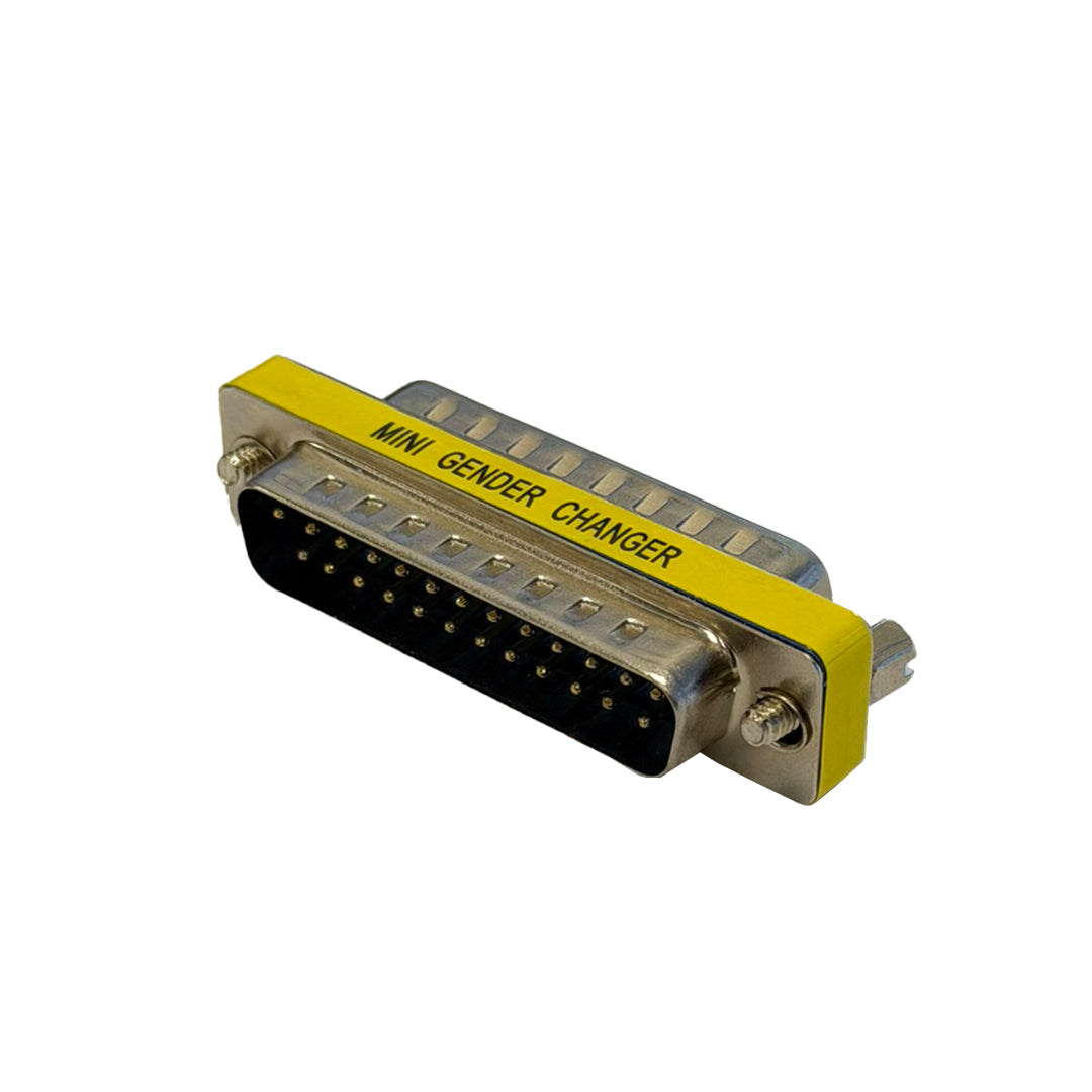 DB25 Slimline Gender Changer Male to Male – Generic – Serial - Parallel Adapters & Couplers