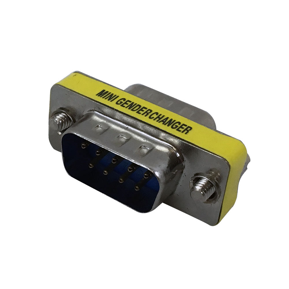 DB9 Slimline Gender Changer Male to Male – Generic – Serial - Parallel Adapters & Couplers