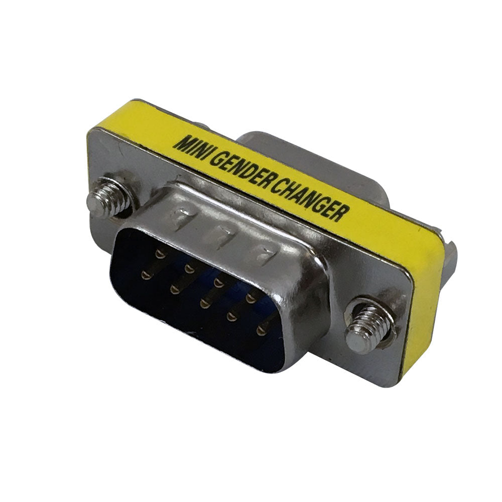 DB9 Slimline Gender Changer Male to Female – Generic