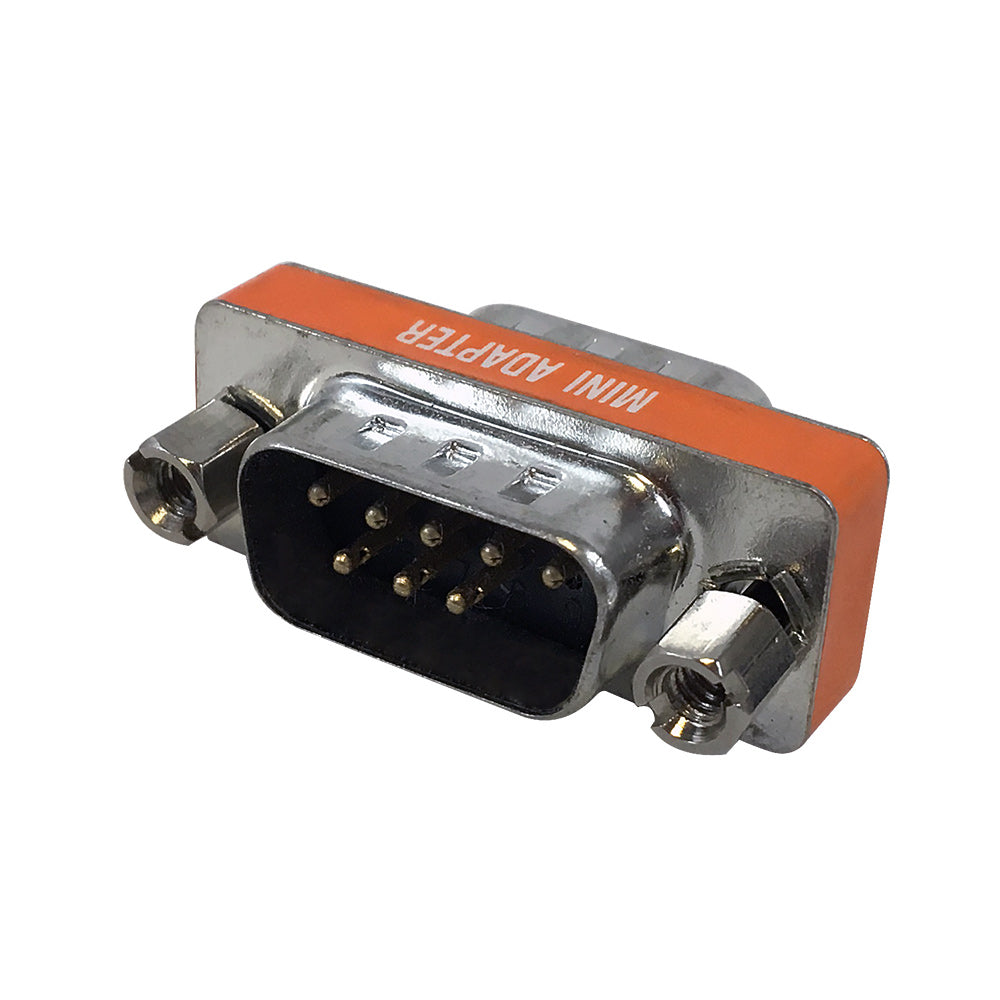 DB9 Null Modem Slimline Gender Changer Male to Male – Generic – Serial - Parallel Adapters & Couplers