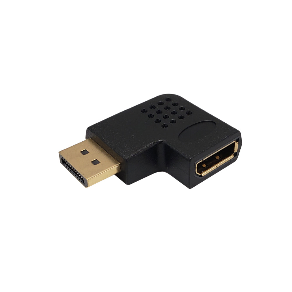 DisplayPort Horizontal Angle Male to Female Adapter - 90 Degree Left – Generic