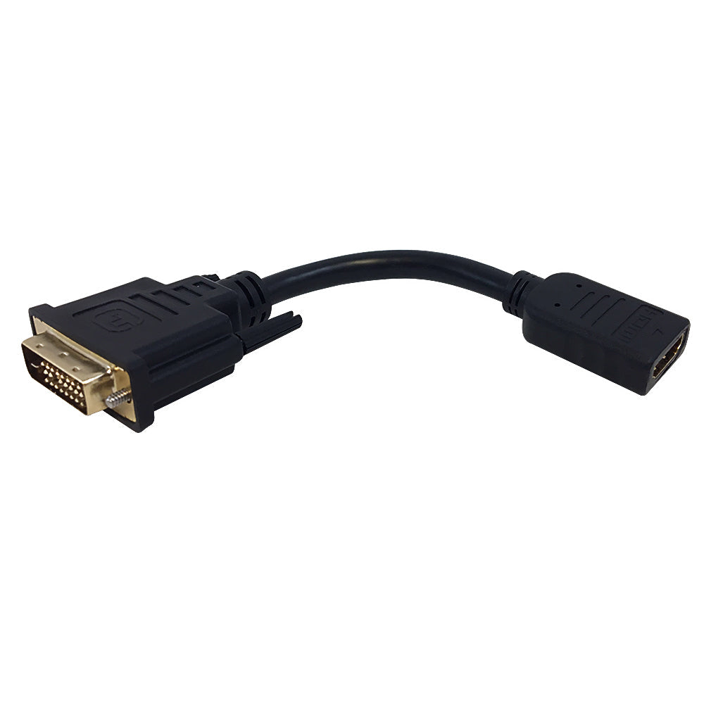 6 inch DVI Male to HDMI Female Adapter – Generic – Video Adapters & Couplers