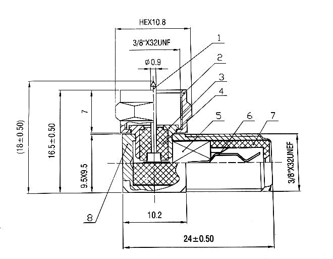 F-Type Male to F-Type Female - Right Angle Adapter – Generic – Video Adapters & Couplers (photo 2)