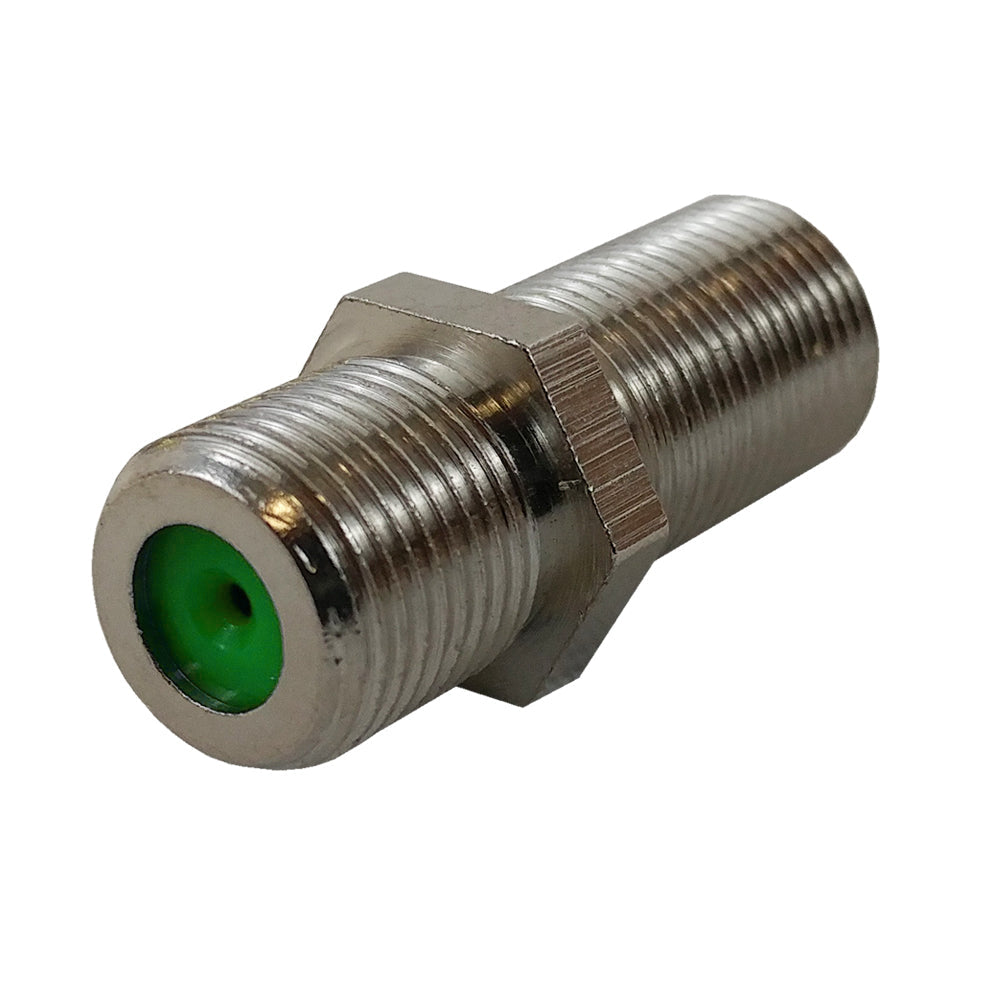 F-Type Female to F-Type Female Adapter 3GHz - Green – Generic