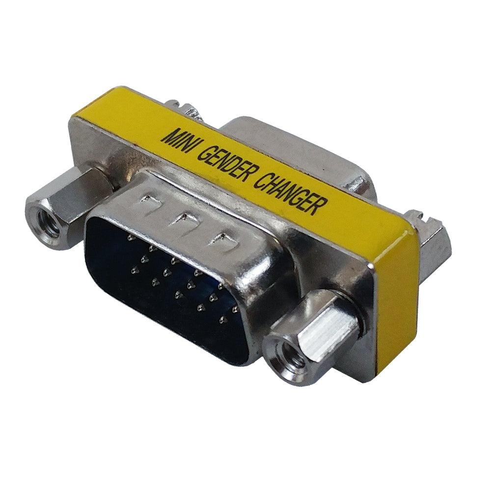 VGA Slimline Port Saver HD15 Female to Male – Generic – Video Adapters & Couplers