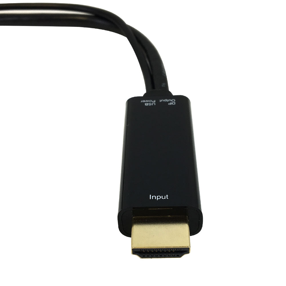 6 inch HDMI Male to DisplayPort Female 4K Adapter, Active - Black – Generic – Video Adapters & Couplers (photo 2)