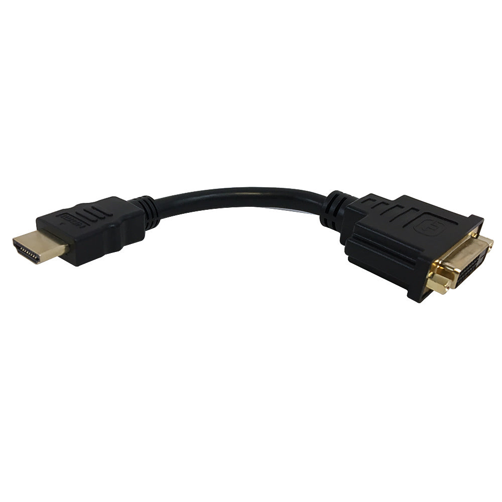 6 inch DVI Female to HDMI Male Adapter – Generic – Video Adapters & Couplers