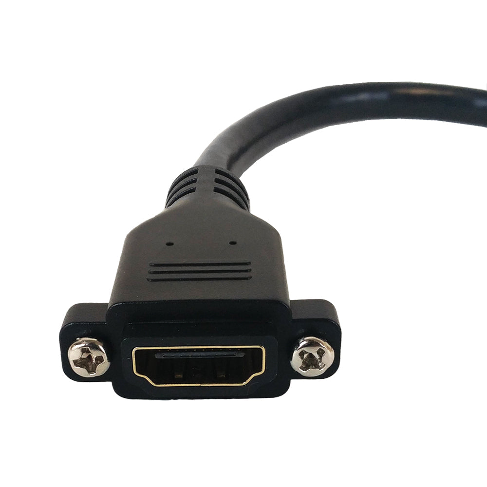 6 inch HDMI Female to Female 8K Adapter with Screw Holes – Generic – Wall Plate Inserts & Jacks (photo 2)
