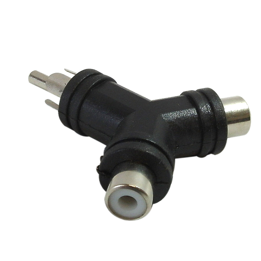 RCA Male to 2 x RCA Female Adapter – Generic – Audio Adapters & Couplers (photo 2)