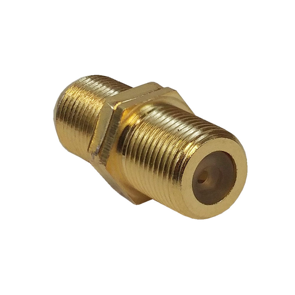 F-Type Female to Female Bulkhead, Gold Plated (1Ghz insert) – Generic – Wall Plate Inserts & Jacks