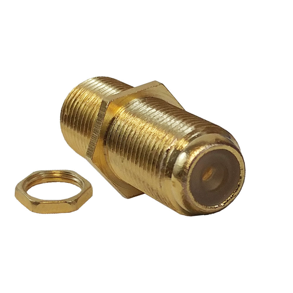 F-Type Female to Female Bulkhead, Gold Plated (1Ghz insert) – Generic – Wall Plate Inserts & Jacks (photo 2)