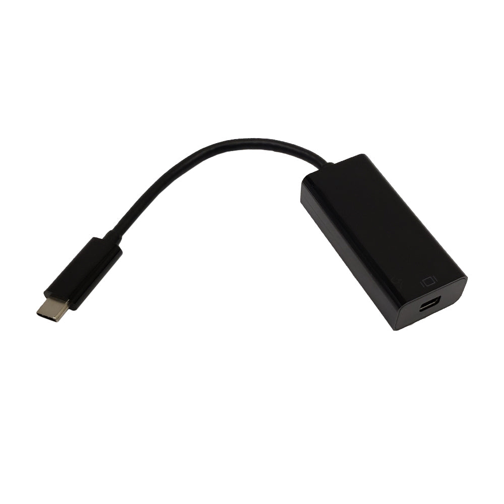 USB 3.1 Type C to Mini DisplayPort (1.2) 4K@60Hz Adapter - DP 1.2 Alt Mode - Black – Generic