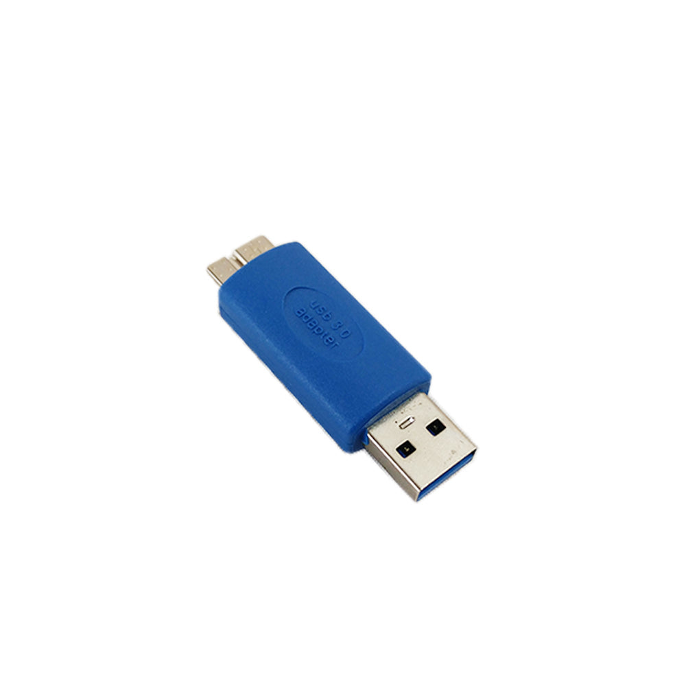 USB 3.0 A Male to micro B Male Adapter - Blue – Generic