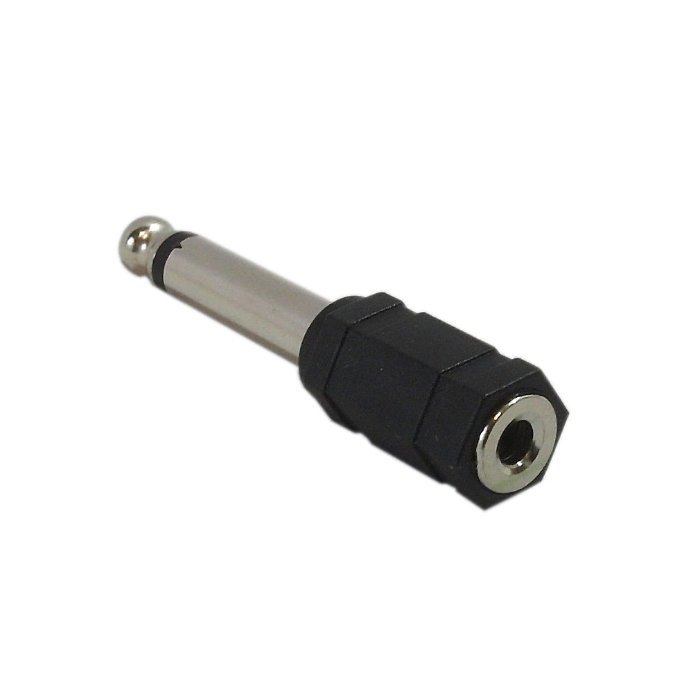 3.5mm Mono Female to 1/4 inch Mono Male Adapter – Generic
