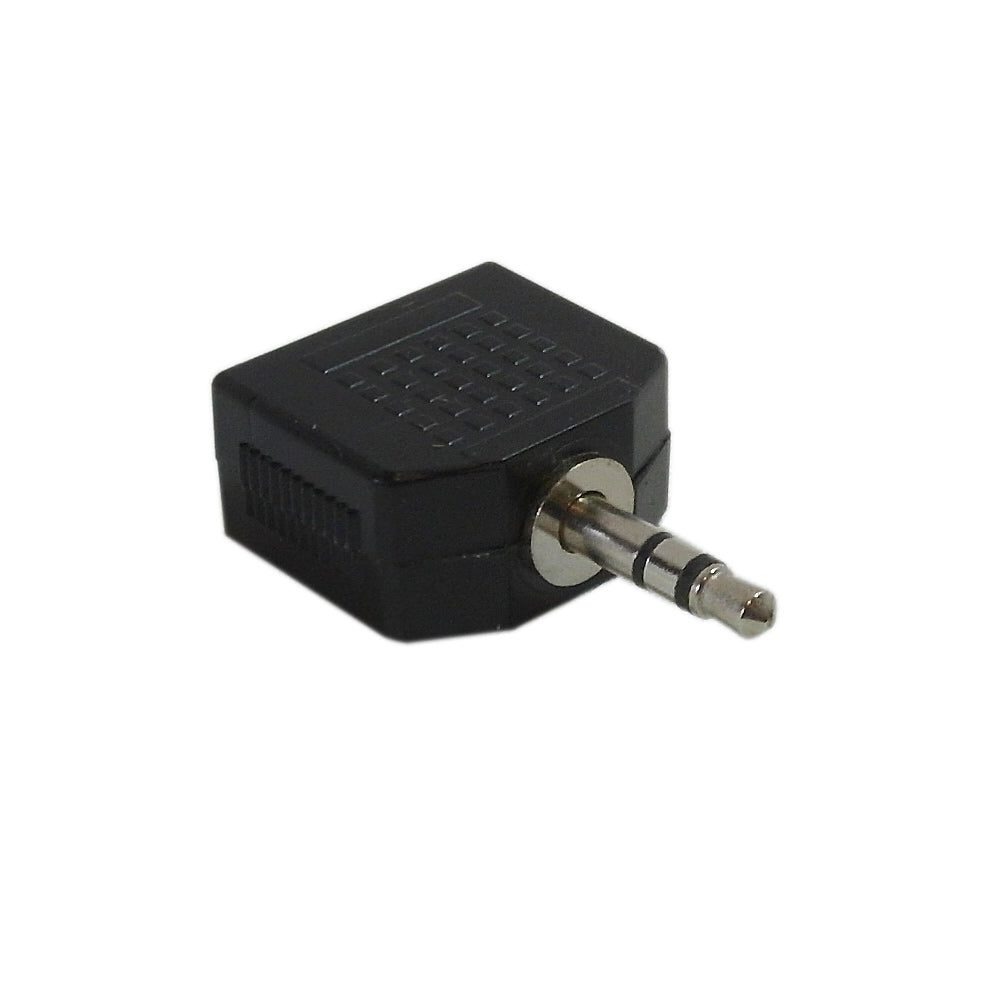 3.5mm Stereo Male to 2 x 3.5mm Stereo Female Adapter – Generic