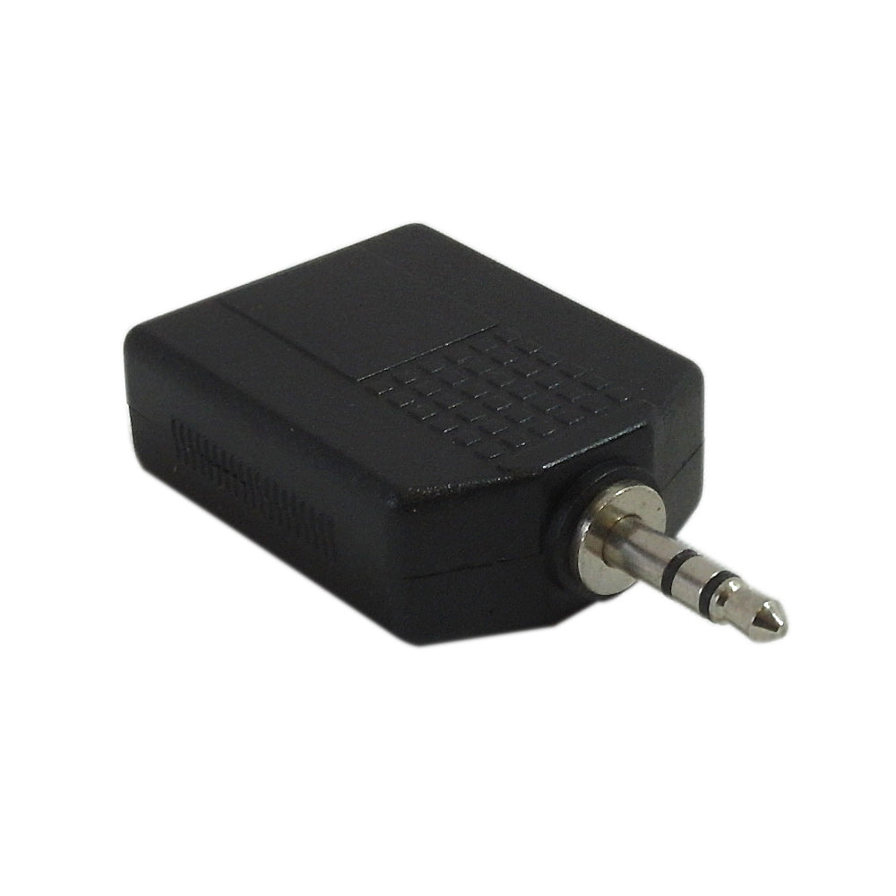 3.5mm Stereo Male to 2 x 1/4 inch Stereo Female Adapter – Generic