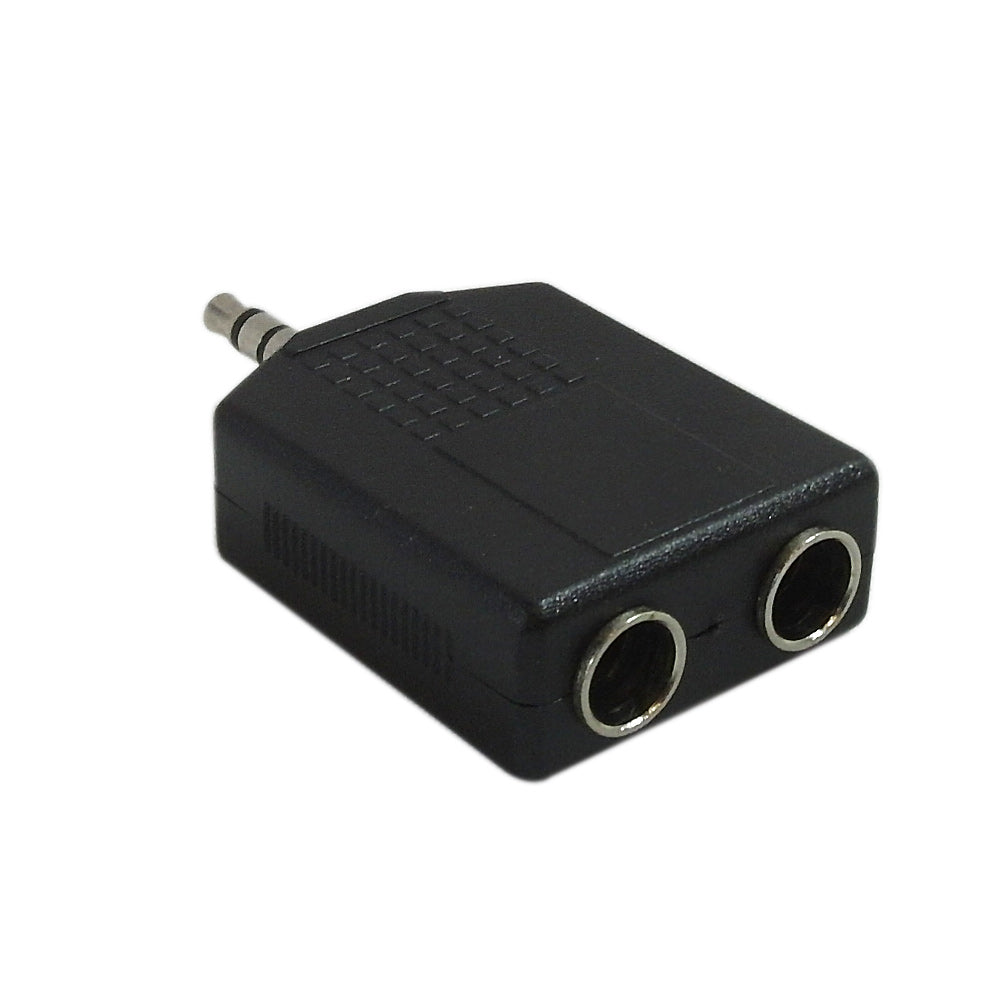 3.5mm Stereo Male to 2 x 1/4 inch Stereo Female Adapter – Generic – Audio Adapters & Couplers (photo 2)