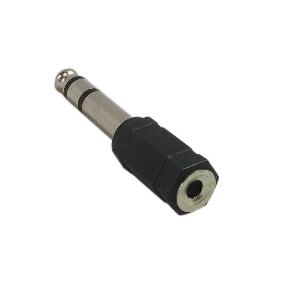 3.5mm Stereo Female to 1/4 inch Stereo Male Adapter – Generic