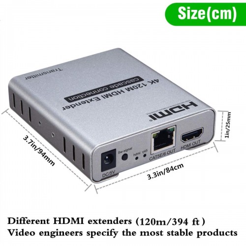 HDMI UTP 4K*2K Extender 1x2 MT-ED03 (Support up to 120 meters) – Generic – Cat5e/Cat6 Adapter (photo 3)