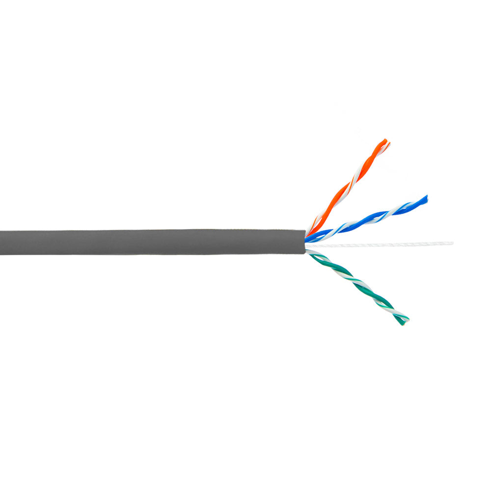 3 Pair CAT3 Solid UTP FT4/CMR/CL3 Bulk Cable - Grey – Generic – Category Bulk Cable