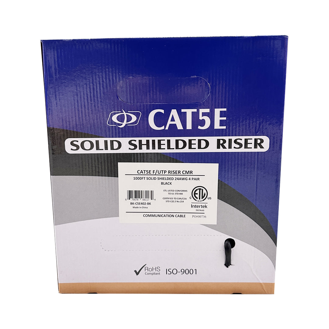 1000ft 4 Pair CAT5E 350Mhz F/UTP Solid 24AWG CMR Bulk Cable – Generic – Category Bulk Cable (photo 3)
