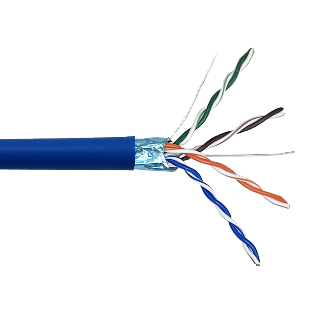 1000ft 4 Pair CAT5E 350Mhz F/UTP Solid 24AWG CMR Bulk Cable – Generic – Category Bulk Cable (photo 5)