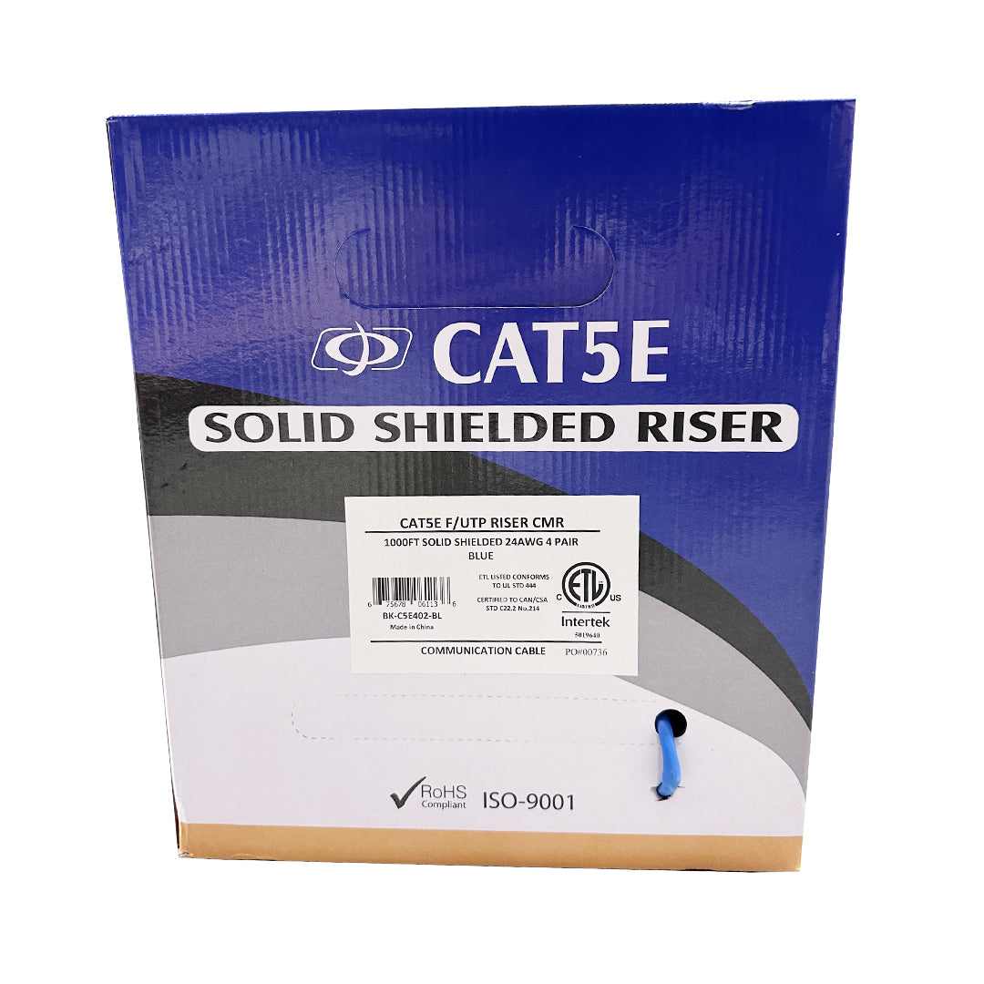 1000ft 4 Pair CAT5E 350Mhz F/UTP Solid 24AWG CMR Bulk Cable – Generic – Category Bulk Cable (photo 7)
