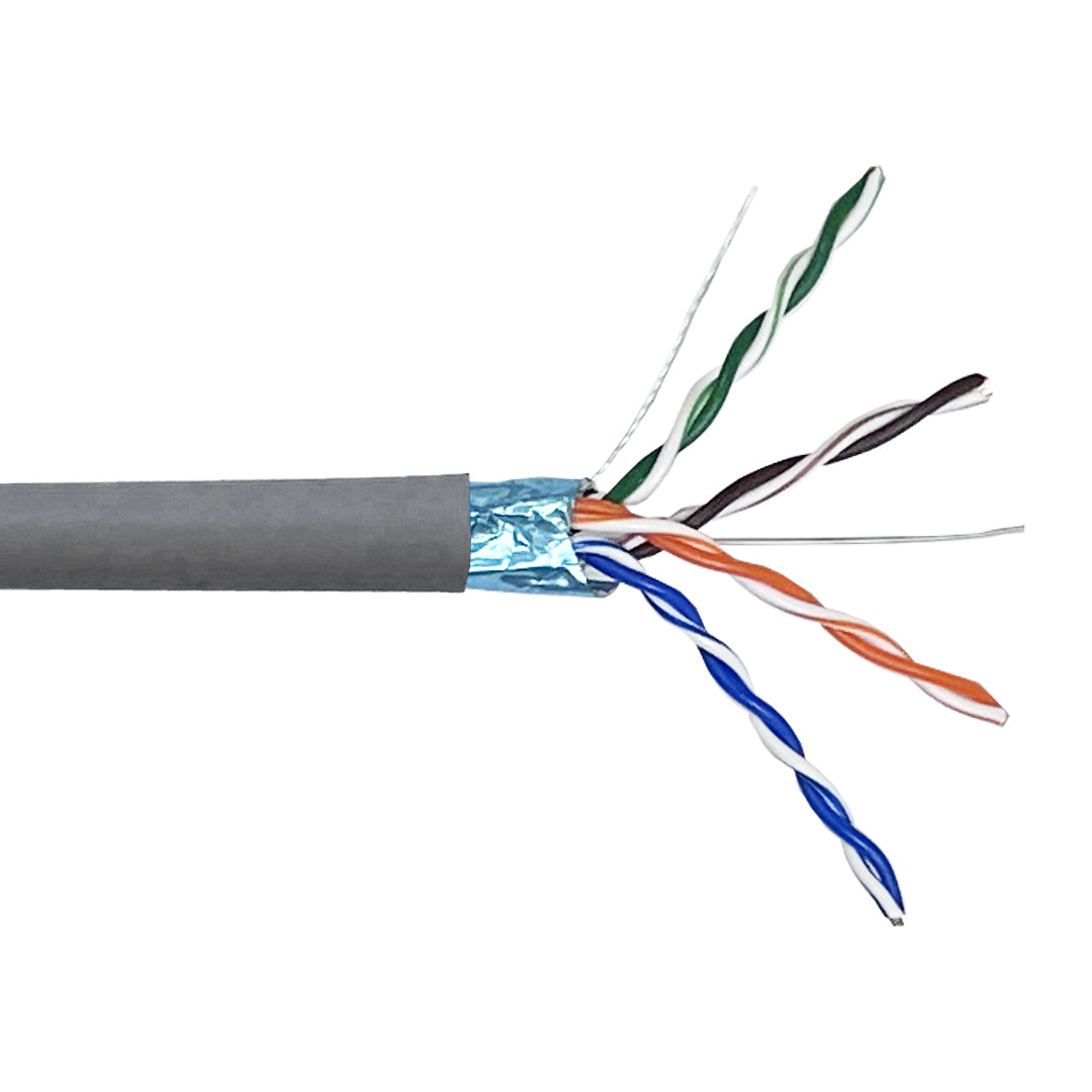 1000ft 4 Pair CAT5E 350Mhz F/UTP Solid 24AWG CMR Bulk Cable – Generic – Category Bulk Cable (photo 11)
