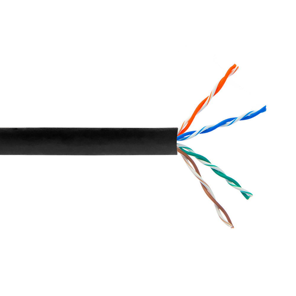 1000ft 4 Pair CAT5E 350Mhz Solid U/UTP CMP Bulk Cable – Generic