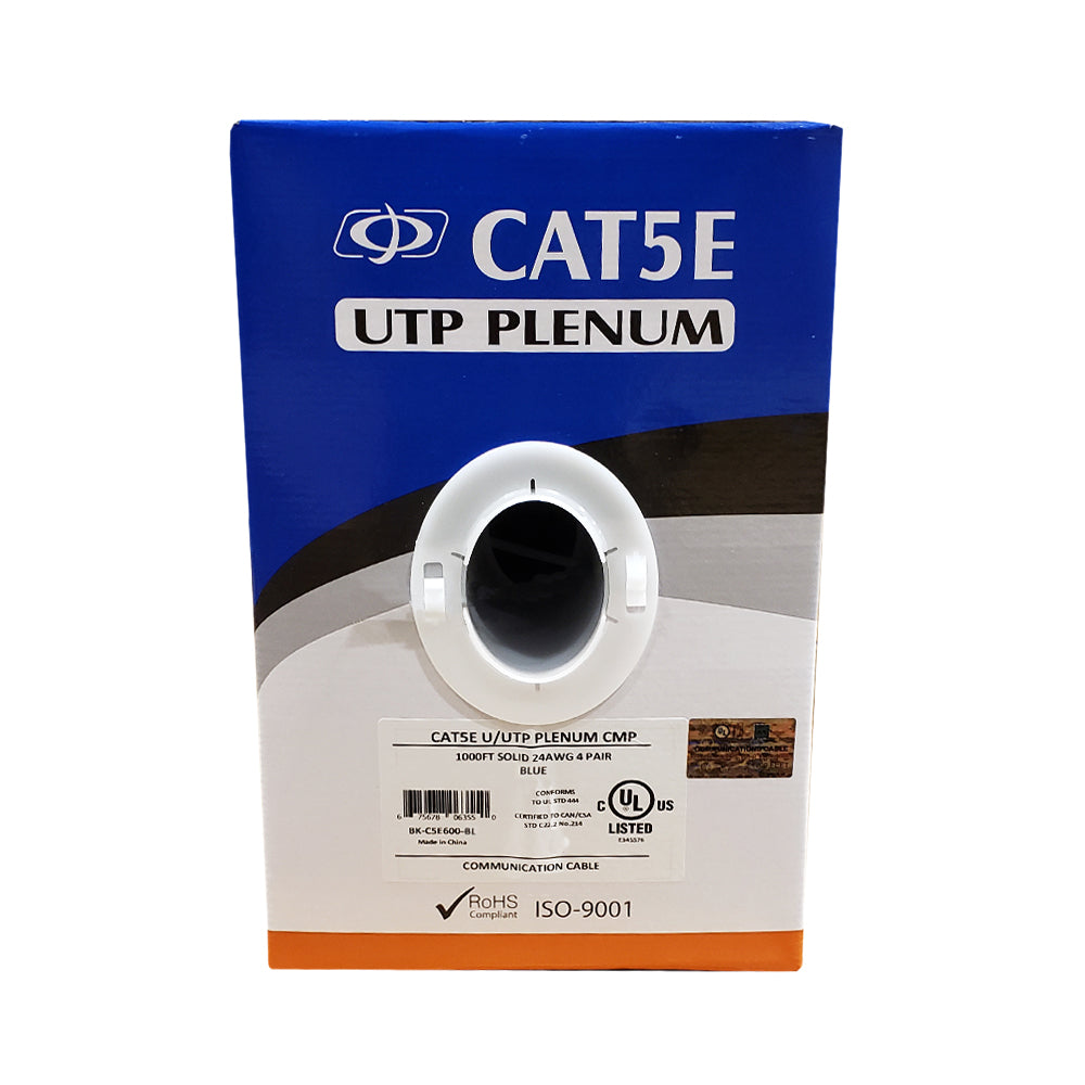 1000ft 4 Pair CAT5E 350Mhz Solid U/UTP CMP Bulk Cable – Generic – Category Bulk Cable (photo 7)