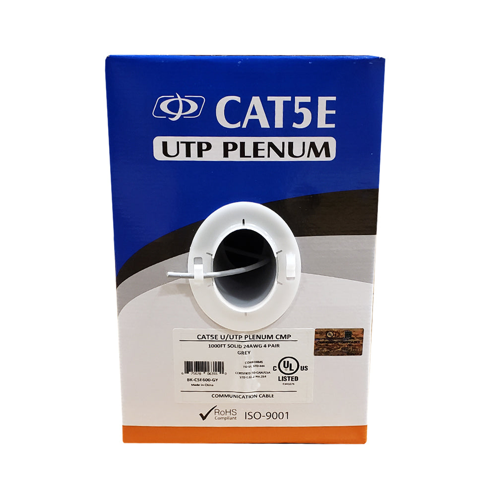 1000ft 4 Pair CAT5E 350Mhz Solid U/UTP CMP Bulk Cable – Generic – Category Bulk Cable (photo 10)