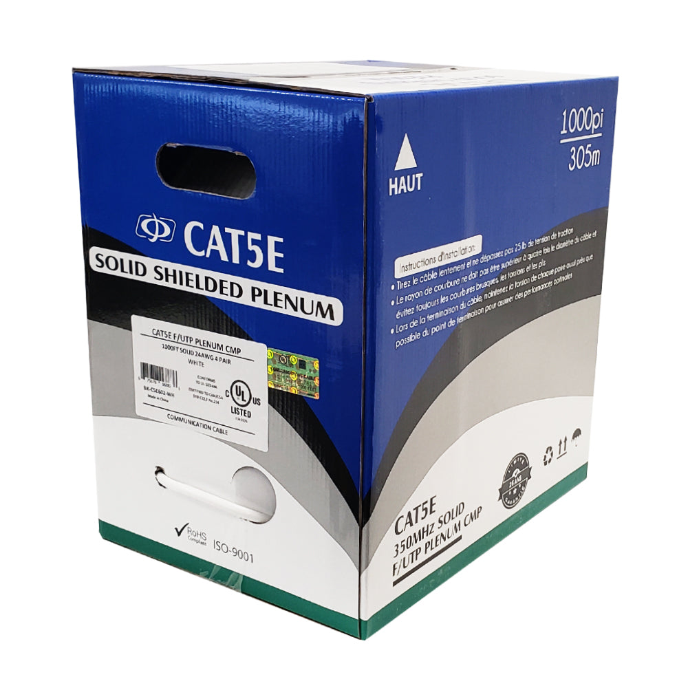 1000ft 4 Pair CAT5E 350Mhz Shielded FTP FT6/CMP Bulk Cable – Generic – Category Bulk Cable (photo 9)