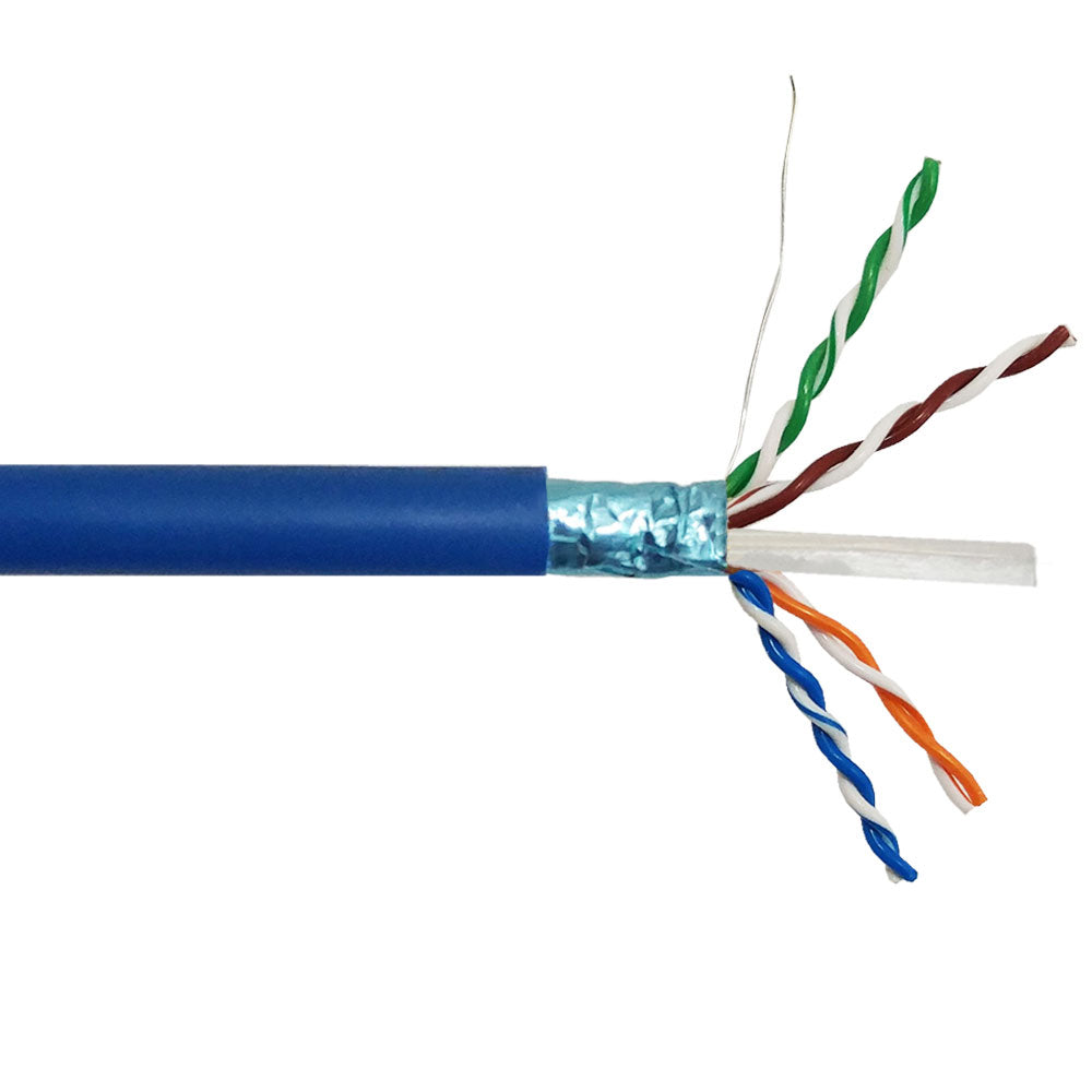 1000ft CAT6A Solid Shielded F/UTP 650MHz 23AWG CMP Plenum Bulk Cable – Generic – Category Bulk Cable (photo 5)